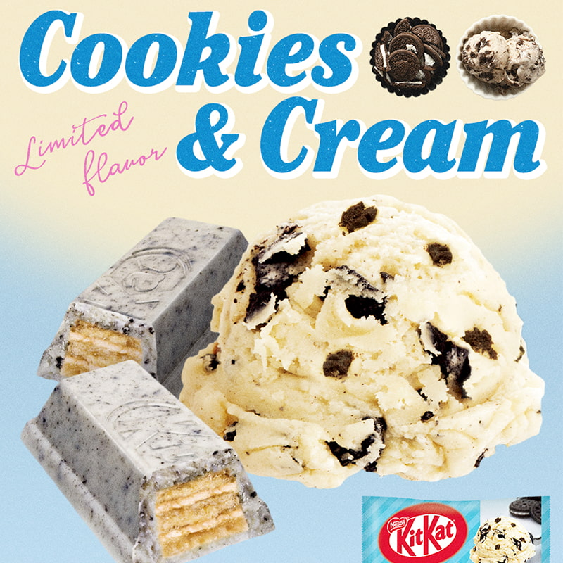 KitKat From Japan | Japanese KitKats Cookies & Cream Flavor
