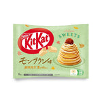 A pack of Japanese KitKats, Mont Blanc flavor