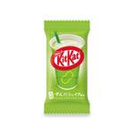 A piece of the collaboration between Zunda Saryo's iconic "Zunda Shake" and Nestlé Japan's KitKat
