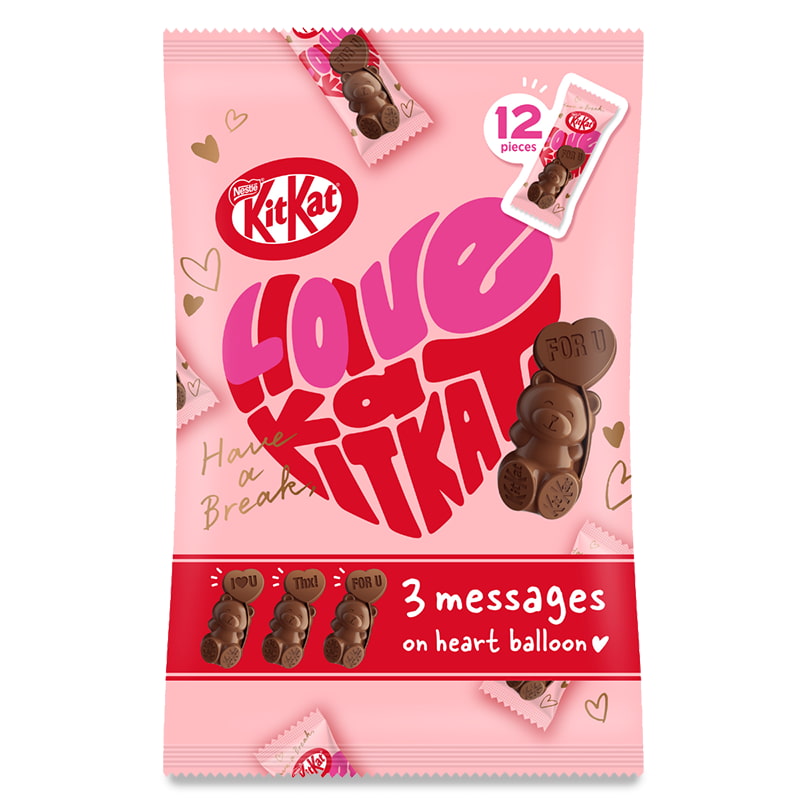 Pack of 12 kitkats from japan to celebrate valentine's day