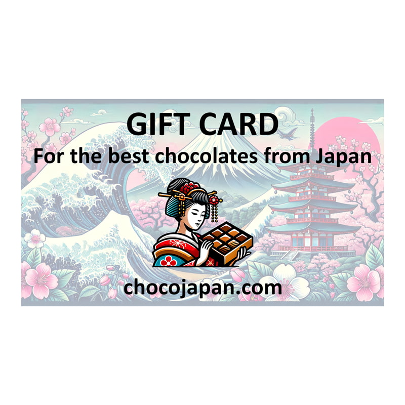 Gift Card for the best chocolates from Japan