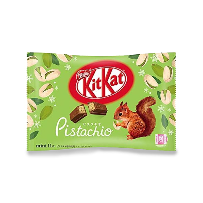 Pistachio flavored KitKat from Japan